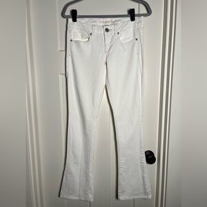 American Eagle Outfitters White Bootcut Jeans